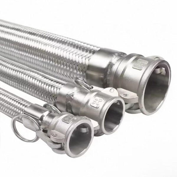 Quick connect metal hose